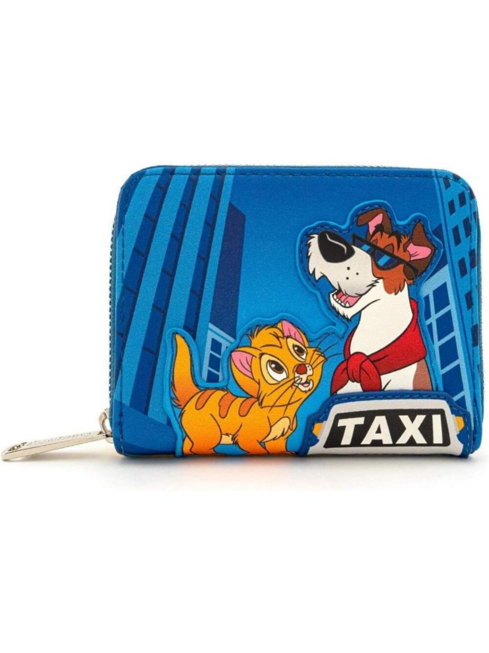 Charming Disney Oliver & Company Taxi Ride Zip-Around Wallet for Everyday Use